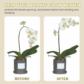 16Pcs Acrylic Plant Stakes,Plant Sticks,Clear Plant Support for Indoor and Outdoor Plants,Garden Stakes,Plant Support for Orchid,Potted Plants