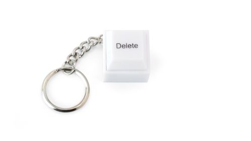 Light Action Delete Keyboard Keychain for Effortless Elegance & LED effects