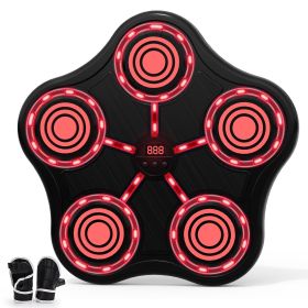 Five key boxing target-black body-black keys-red light-red eva