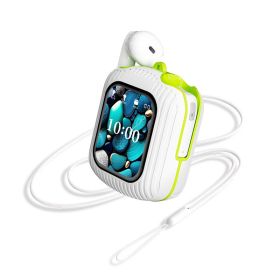 Blink Buds True Wireless Earbuds with Digital Display (Color: WHT/GRN)
