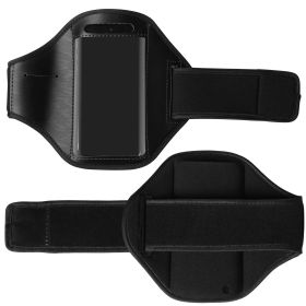 Phone Armband Case Adjustable Sweat-Resistant Armband Phone Holder Fit for iPhone5 Or Cellphones Under 4in For Running Jogging Riding Hiking Gym (Color: Black, size: One size)